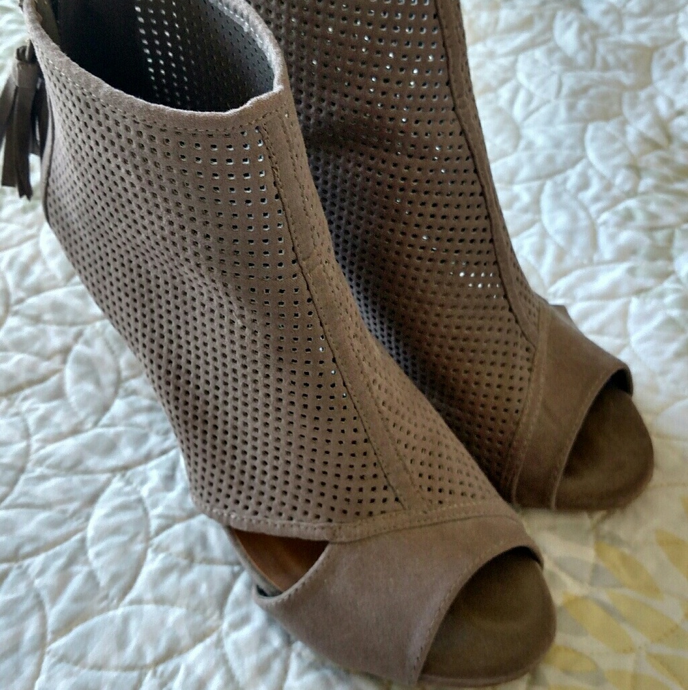Heeled booties. Size 6.5